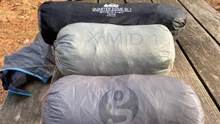 Tent Showdown between the Durston X-mid 1p, the Gossamer Gear 1p and REI quarter dome SL1!
