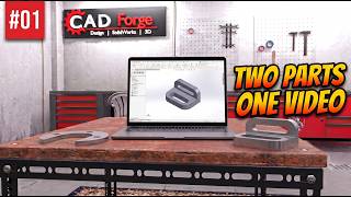 SolidWorks Tutorial for Beginners: Model & Assemble 2 Parts [Exercise #01]