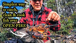 SIMPLEST TECHNIQUE to CUT & COOK FISH over an OPEN FIRE  *PLUS* 'Good People'