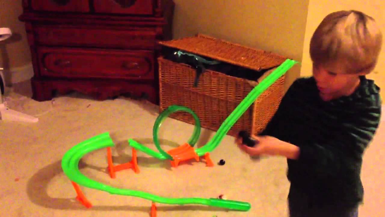 Cooper shows off his Dagadar's and Dagadar Racing Track