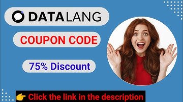 Datalang Coupon Code | Datalang Get 75% Discount | Datalang promo code