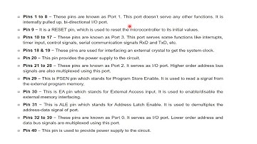 The 8051 IO Pins and Ports IE304 5 3 5 4 by Bharat Goklani GPC Ajmer