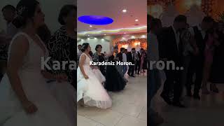 Gelin Hanım Karadenizli Horon Çekiyor #horon #karadeniz #gelin #damat #düğünhalay #düğün #weding