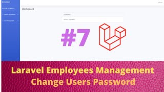 07 employees management application with laravel and vuejs - change users password