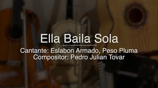 Ella Baila Sola - Puro Mariachi Karaoke - Eslabon Armado, Peso Pluma, Vicente Fernandez