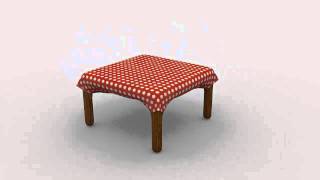 Blender 2.6 Realistic  Cloth Simulation Wealth