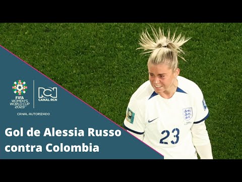 Gol de Alessia Russo de Inglaterra contra Colombia (2-1) - Mundial Femenino 2023