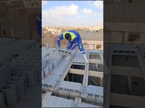 تعلم اسرار و تقنيات عمل سقف بوترين والوردي عمل سقف اعمال البناء المغرب العقار الوظيفة المعمار