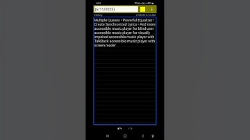 accessible music player for blind one of the best powerful music player in hands music listening 💯💯💯