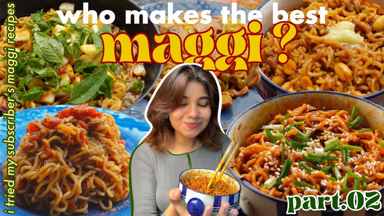 i rated your maggi recipes to find the best one pt.02 👑