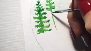 Акварельный лес Акварельный лес