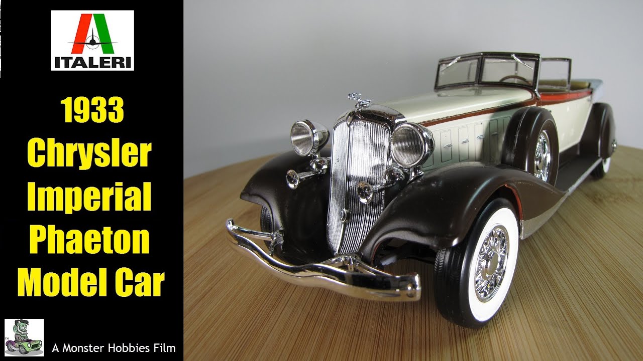Chrysler Imperial Phaeton 1/24スケール Chrysler Iperial Phaeton.Kit Italeri 1/24 scale - Model