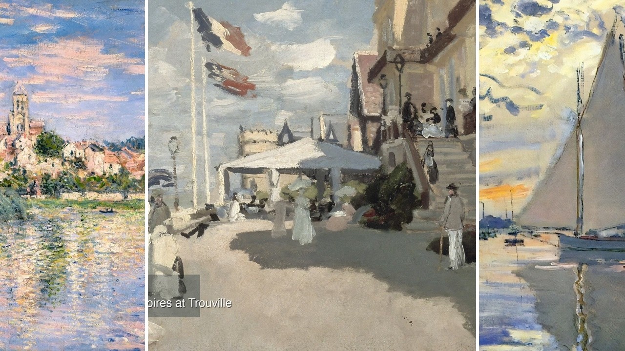 Claude Monet TV — Silent Art Gallery · August 2 Night | The Hotel des Roches Noires a… & others