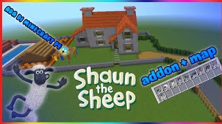 WOW 😱 SHAUN THE SHEEP ADA DI MINECRAFT PE | ADDON   MAP SHAUN THE SHEEP MCPE GRATIS!!!