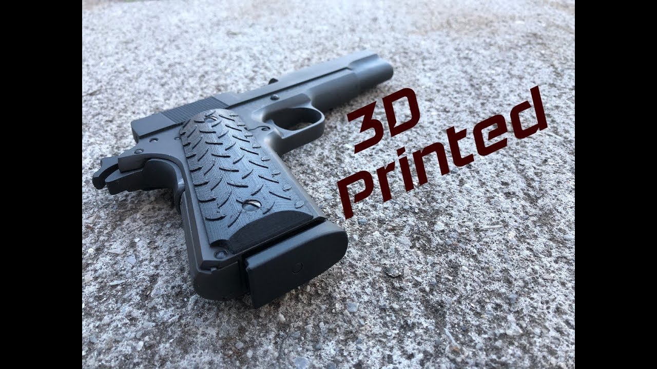 Printed 1911 Grips - YouTube