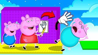 Peppa Pig Draws To Prank Daddy Pig In Roblox Troll Tower