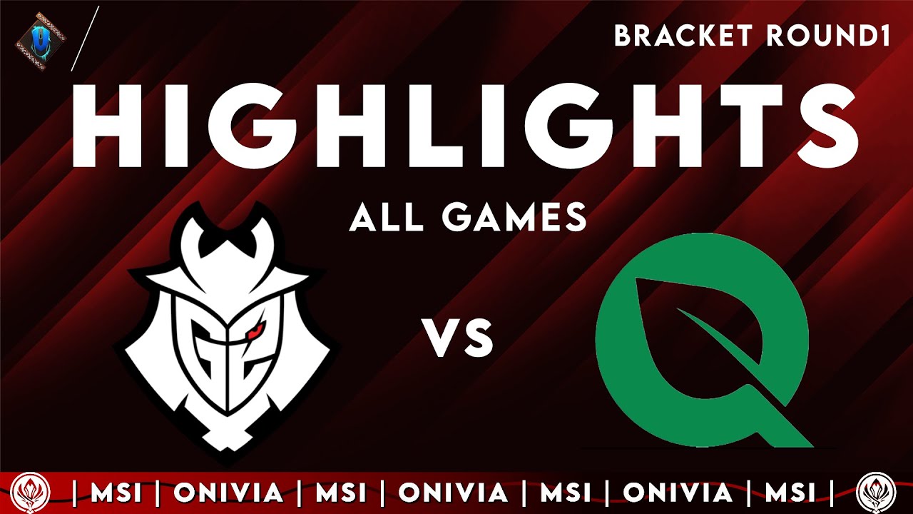G2 vs FLY ALL GAMES Highlights | MSI 2025 — Bracket Stage | G2 Esports vs FlyQuest by Onivia