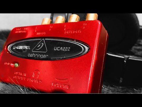 Behringer uca222 Usb Audio Interface Review and Sound Test