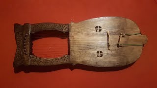 Self-built viking "Kravik Lyre": sound example and progress pictures