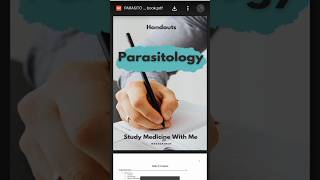 Parasitology Handouts pdf Guide #parasitology screenshot 4