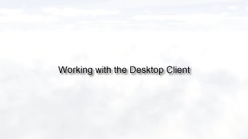 Working with the Oracle Social Network Desktop Client