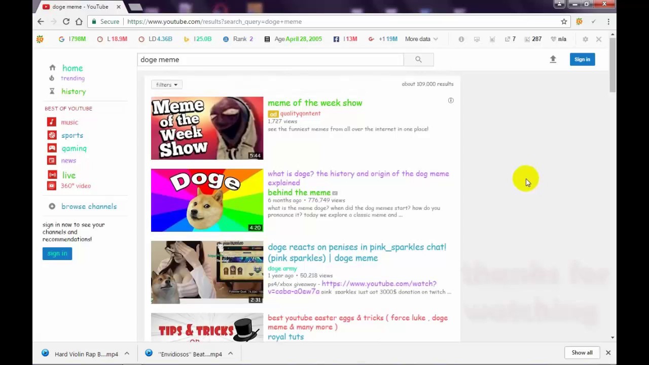 How To Change Youtube Font Color And Style Doge Meme YouTube