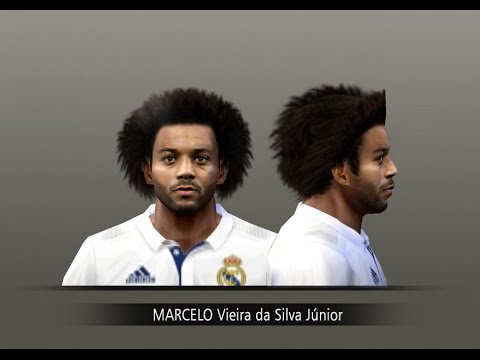 Face y Hair de Marcelo actualizada al 2017 para el pes 6 - YouTube