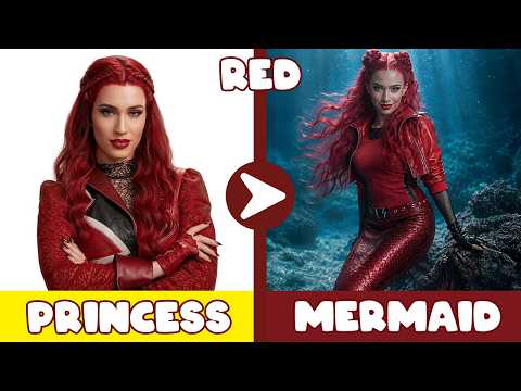 Descendants: Wicked Wonderland Characters as Mermaids 🧜‍♀️✨ ~ Guess the Characters by Song & Voice