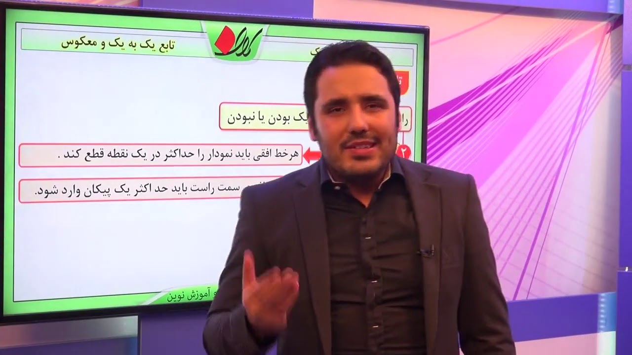 ریاضی تجربی کنکور   تابع   تابع یک به یک و معکوس   تابع یک به یک