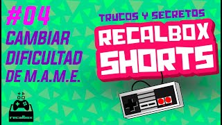CAMBIA LA DIFICULTAD DE JUEGOS en MAME y Neo Geo con Retroarch - Recalbox