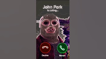JOHN PORK IS CALLING SOUND VARIATIONS. I ANSWERED HIM... #shorts #johnpork #callingjohnpork #3am