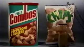 Combos Snacks Ad- Combos Blows Chips Away 1993