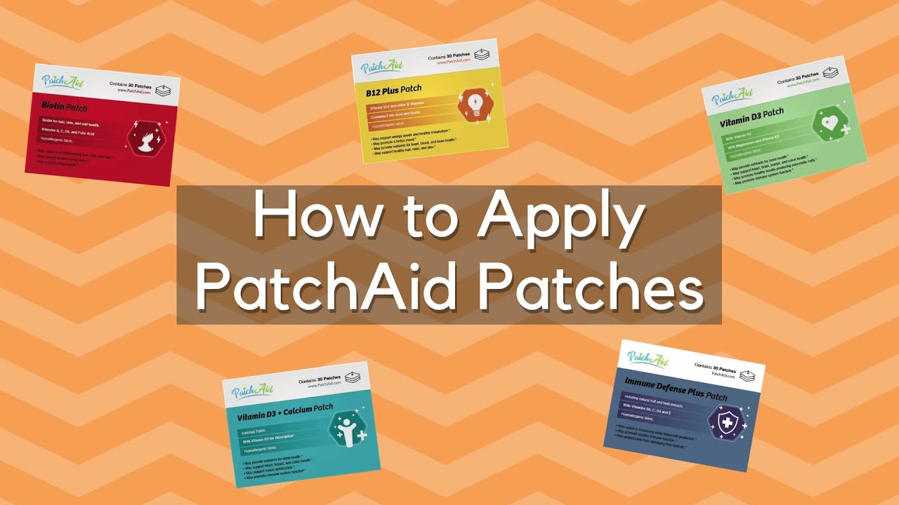 How to Apply PatchAid Vitamin Patches 
