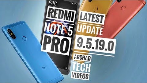 Redmi Note 5 Pro 9.5.19.0 Update | Oreo Update System Fixes And Security Updates | Arshad Tech Video