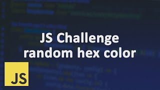 JS Interview Challenges - random hex color (Arabic)
