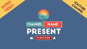 How to Make a simple professional intro video with PowerPoint || Educational Channel के लिए Intro