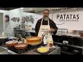 Patatas con bacalao y tomates confitados cocina franciscana santo espritu del monte gilet vcia