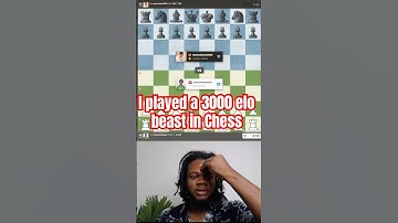 I played a 3000 elo beast in chess #chess #chesstip #chesstricks #chessgame #chesscom