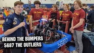 Behind the Bumpers | 5687 The Outliers | CRESCENDO Robot | Official Week 0