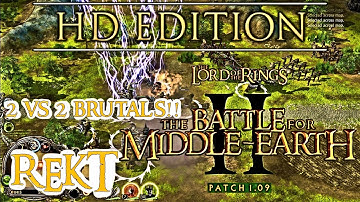 BFME II Patch 1.09 2 vs. 2 BRUTALS REKT!!