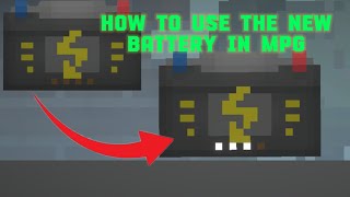 How to use the new battery in melon playground   #gaming #melonsandbox #tutorial #viral #fyp