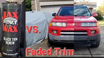 Jax Wax Black Trim Renew Application 2023-11-26 (04 Saturn VUE Project)