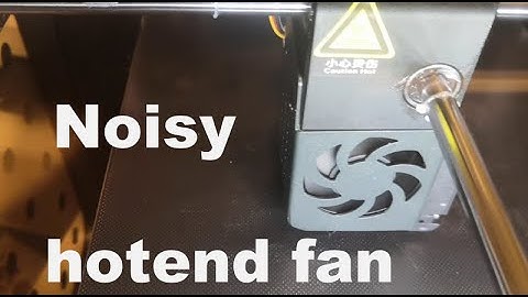 Creality CR-200B Noisy Hotend Fan replacement