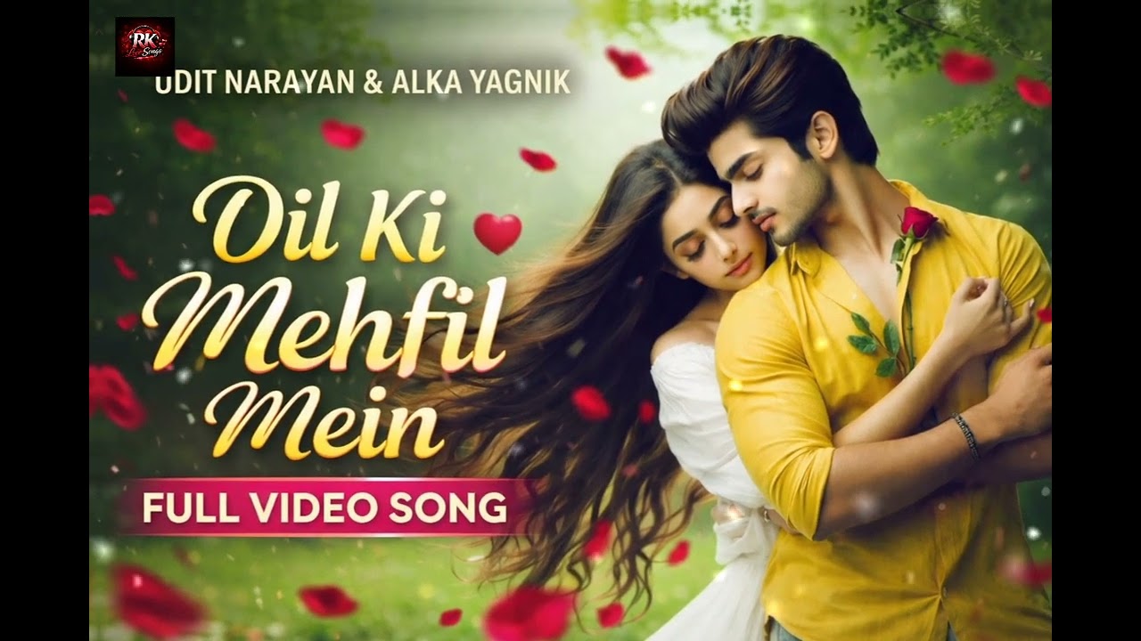 💞Dil Ki Mehfil Mein ❤️ | 90s Romantic❤️ Love Song | Melody Dance Duet |💞