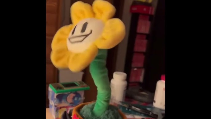 I just want everyone to look at this flowey plushie I made for my