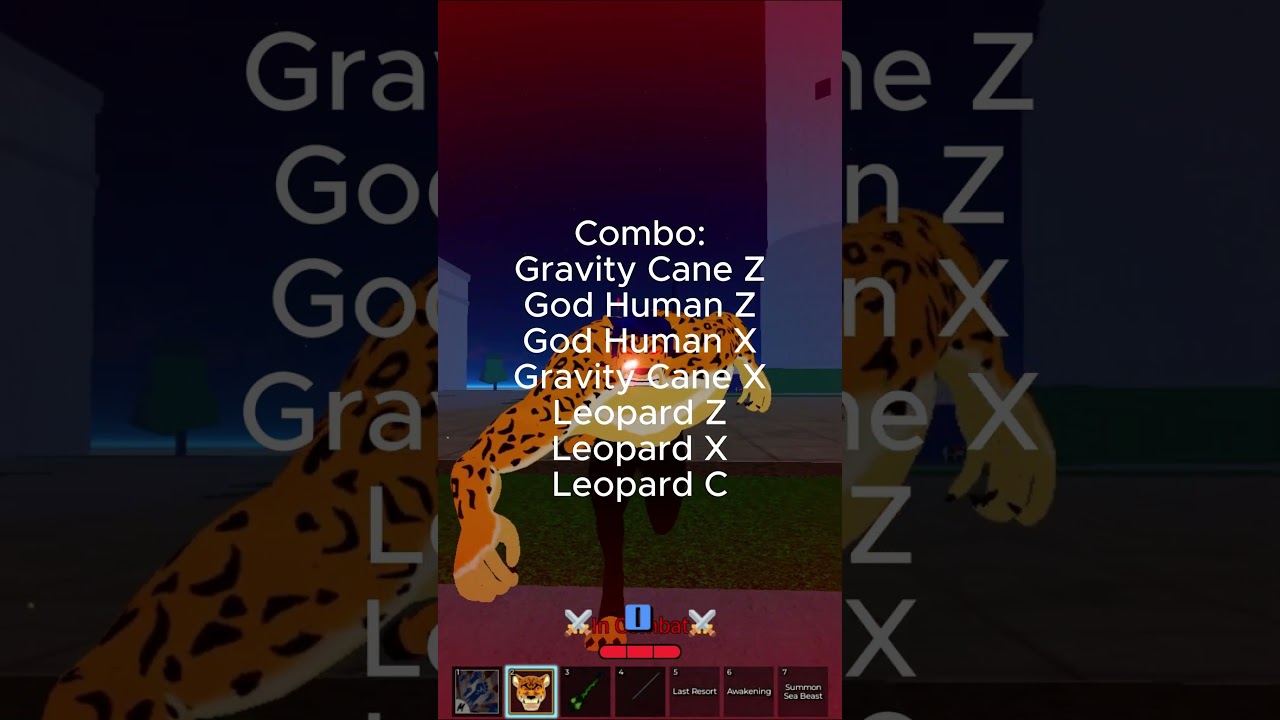 Master the  Leo + Gravity Cane Combo in Blox Fruits! 🔥 | Ultimate PvP Guide