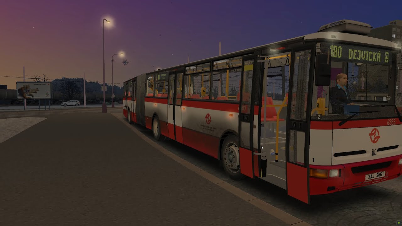 OMSI 2 | DPP | Karosa B961E | 6383 | 180 Dejvická - Sídliště Řepy