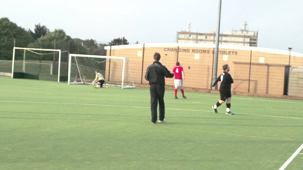 WEEK 3 BRICKFIELDS DADS ARMY GOALKEEPER MAKES GREAT SAVE