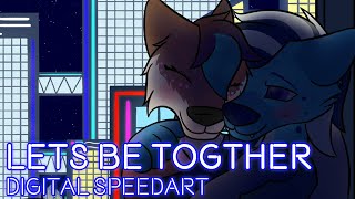 Let's be together - Digital Art Speedpaint