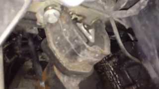 DIY 1999 Saab 9-3 driver side motor mount removal/strengthening
